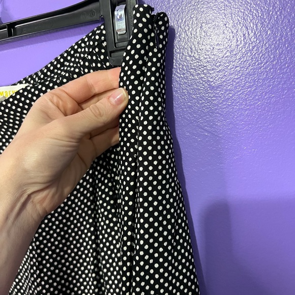 Anthropologie Maeve Cabo wide leg polka dot pants size 2 - Picture 6 of 8